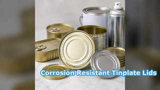 Tampas resistentes do folha de Flandres para latas do alimento resistentes à corrosão