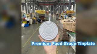 Folha de flandres MR para fabricação industrial de latas de alimentos