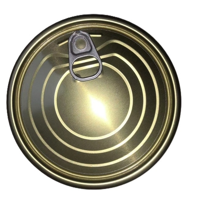 #401 Resistência à ferrugem Material TFS 99mm Diâmetro Ouro EOE fácil de abrir Para latas de alimentos