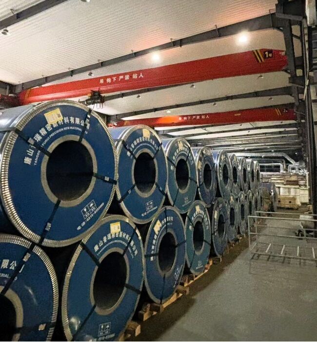 Bobinas eletrolíticas de folha de flandres de 0,16 mm e 0,26 mm com pintura superior e resistência à corrosão