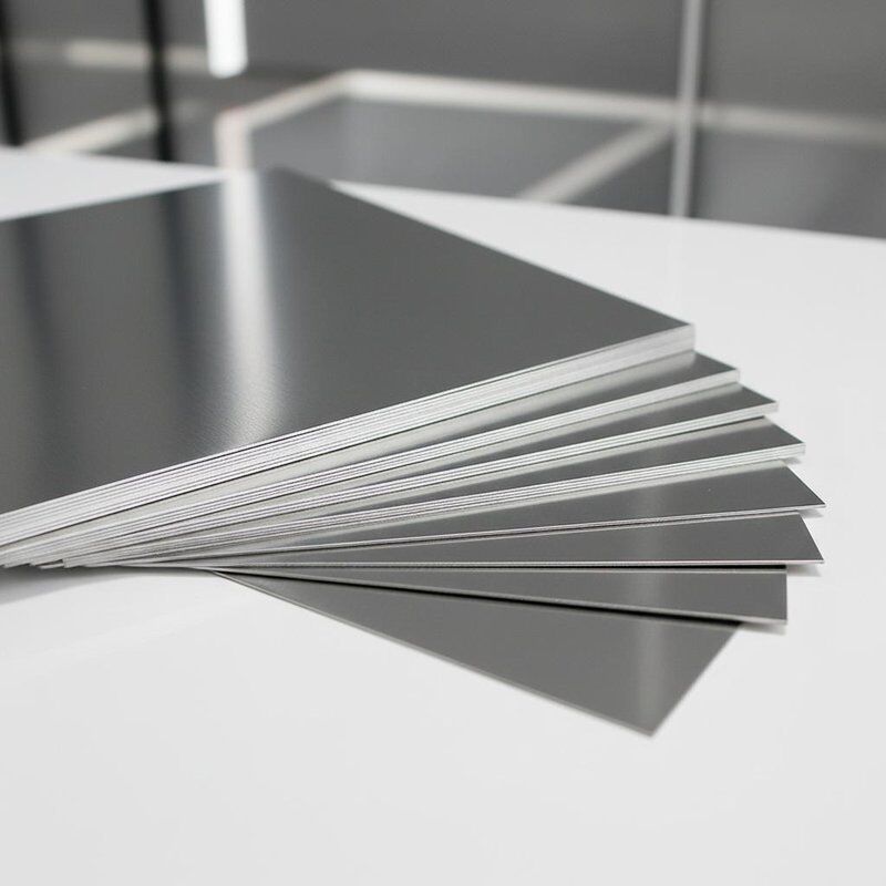 Superfície brilhante Placas de estanho espessura 014 mm a 050 mm excelente escolha para embalagens metálicas e aplicações decorativas
