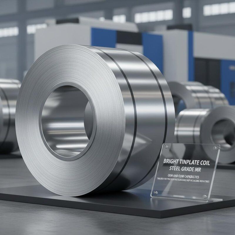 Capacidades de OEM e ODM de aço de bobina de estanho brilhante MR adaptadas para indústrias de metalurgia de precisão e embalagens
