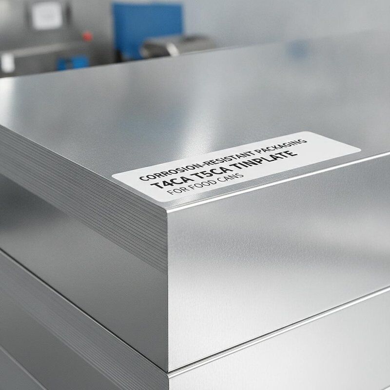 Folha de flandres T4CA T5CA para latas de alimentos - embalagens resistentes à corrosão
