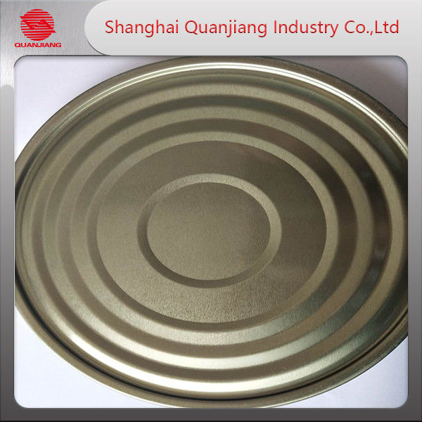 307 # 83mm laca dourada pasta de organosol folha de flandres tampa de latas de metal tampa inferior tampa de lata
